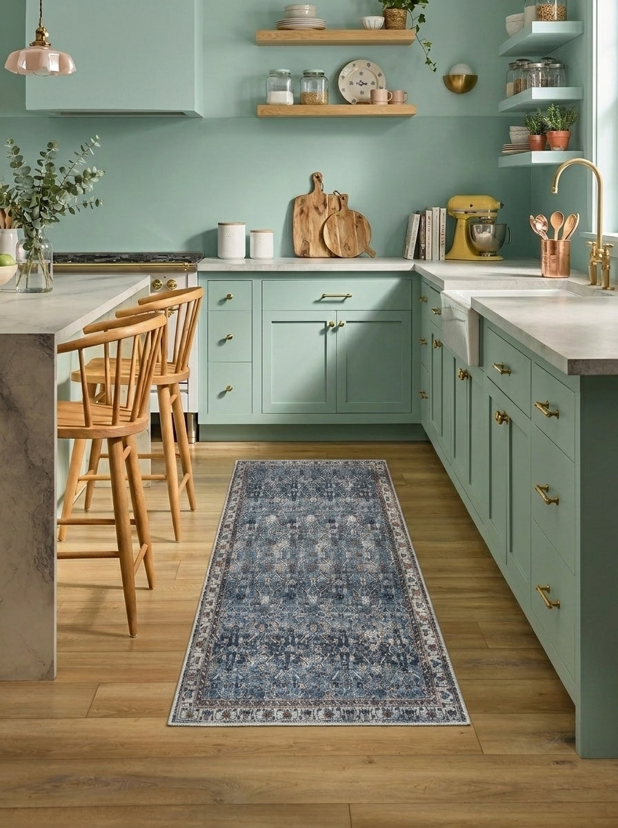 Lila - Lapis & Sand Rug