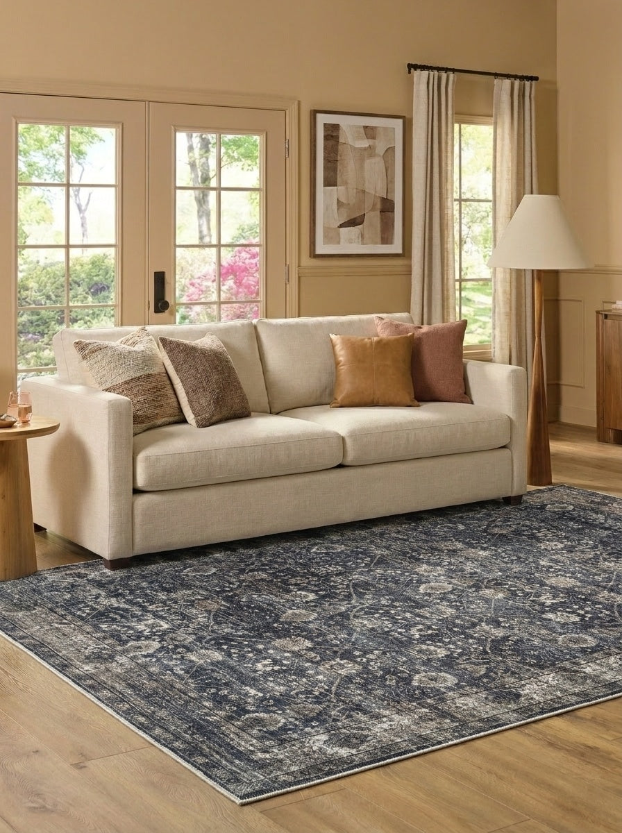 Sloane - Charcoal & Espresso Rug
