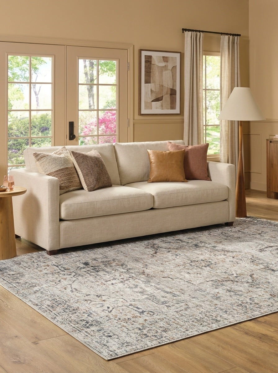 Skye - Ivory & Caramel Rug