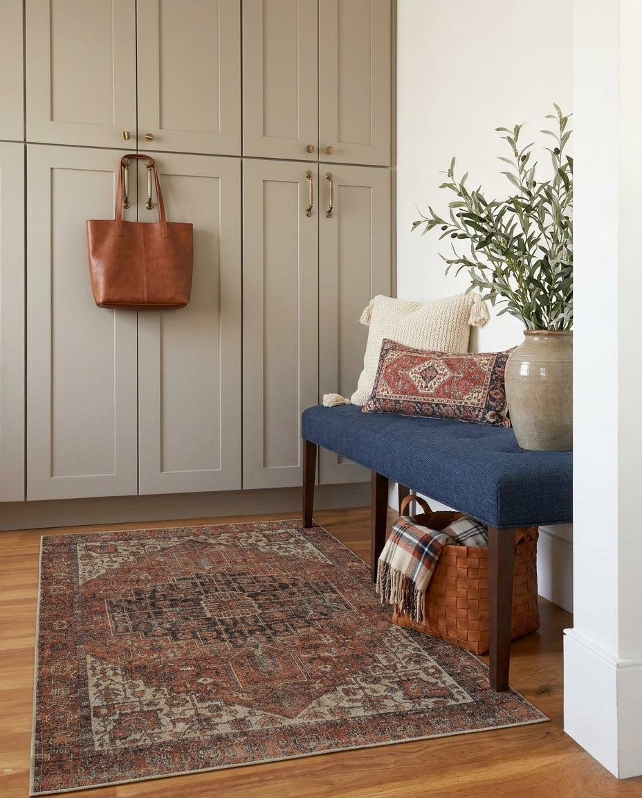 Mara - Rust Multi Rug