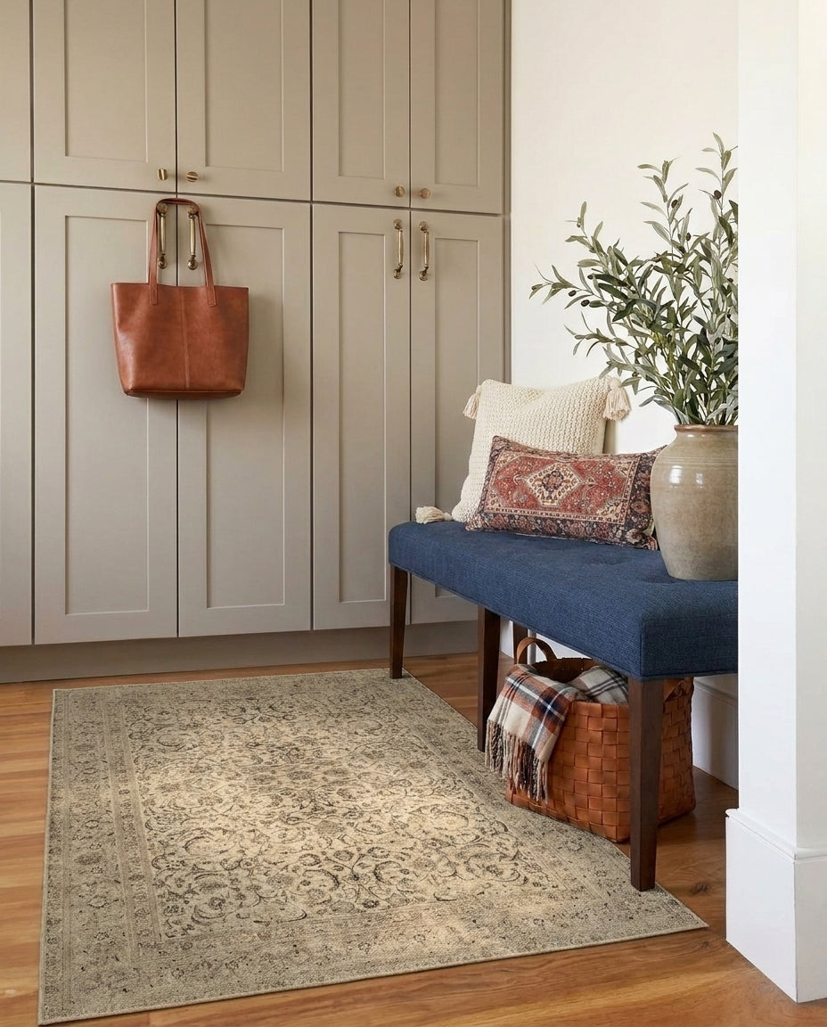 Champagne - Linen Cream Rug