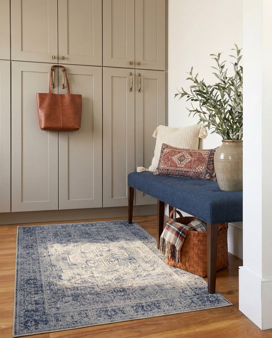 Aegean - Denim & Ivory Rug