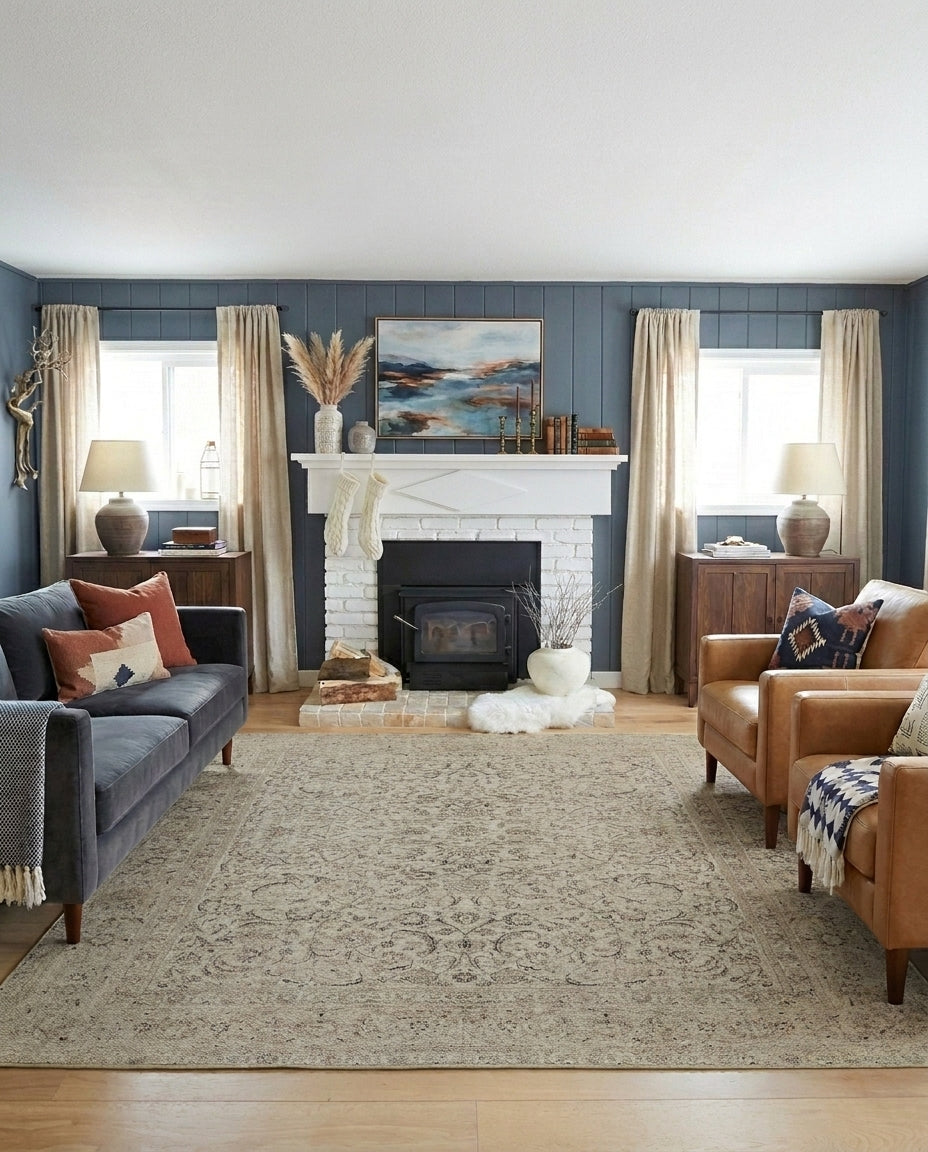 Champagne - Linen Cream Rug