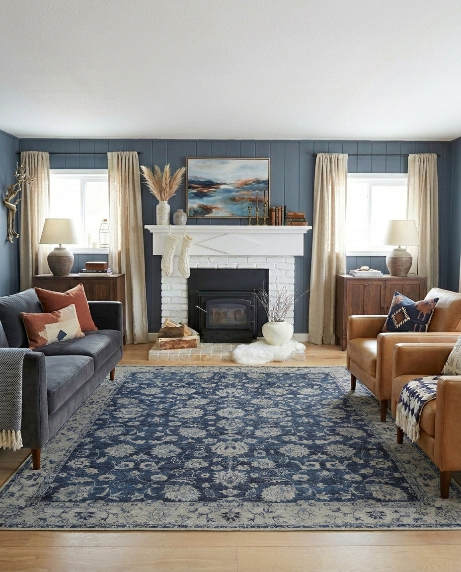 Indigo - Navy Rug