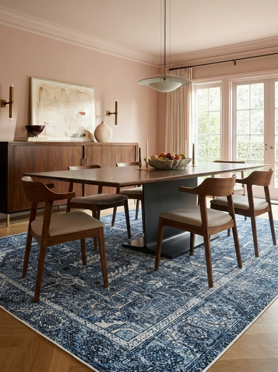 June - Denim Blue Rug