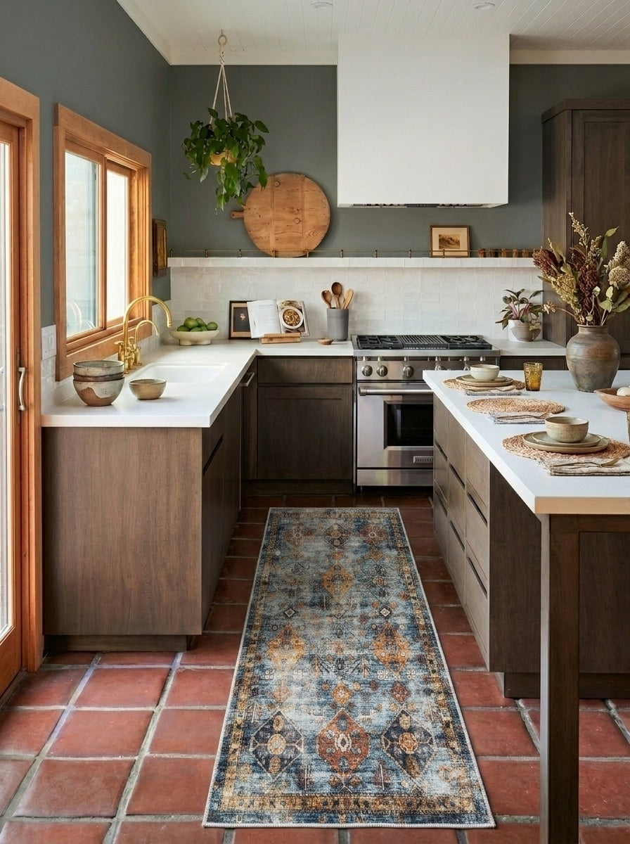 Dahlia - Indigo Multi Rug