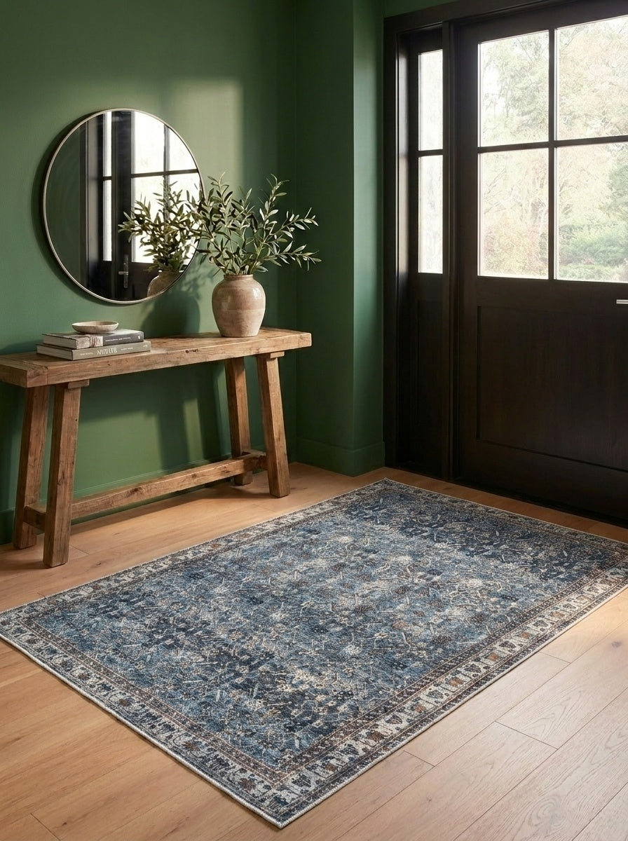 Lila - Lapis & Sand Rug