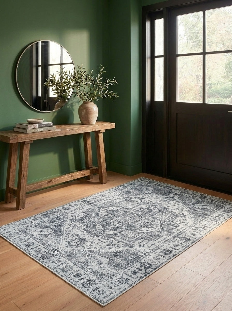 Margot - Charcoal & Ivory Rug
