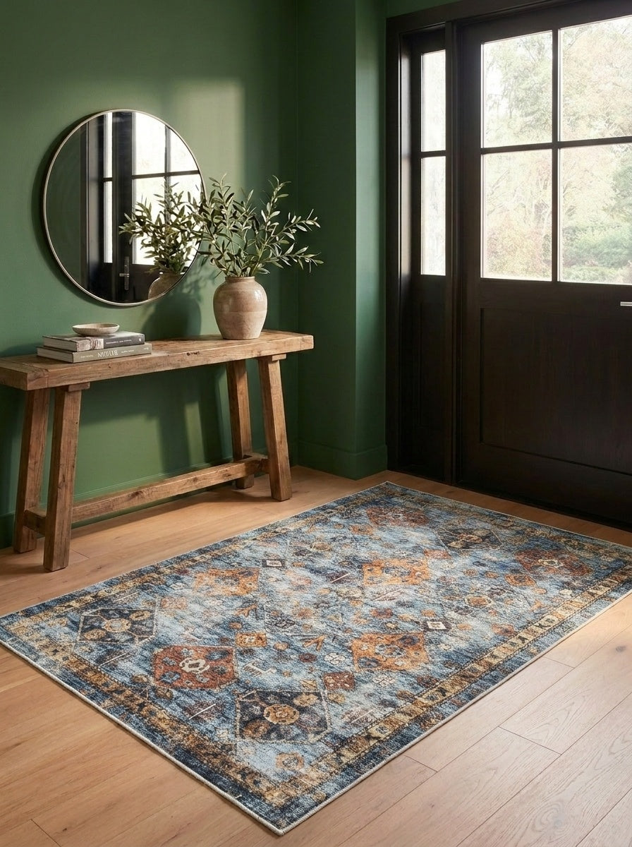 Dahlia - Indigo Multi Rug