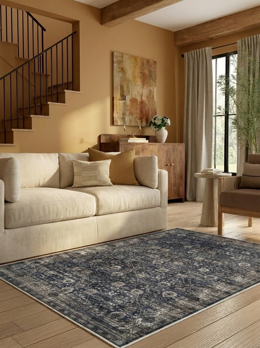 Sloane - Charcoal & Espresso Rug