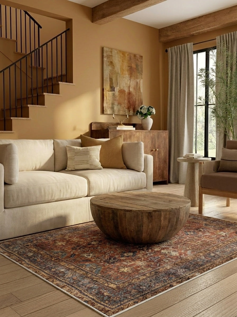 Marigold - Persimmon Multi Rug