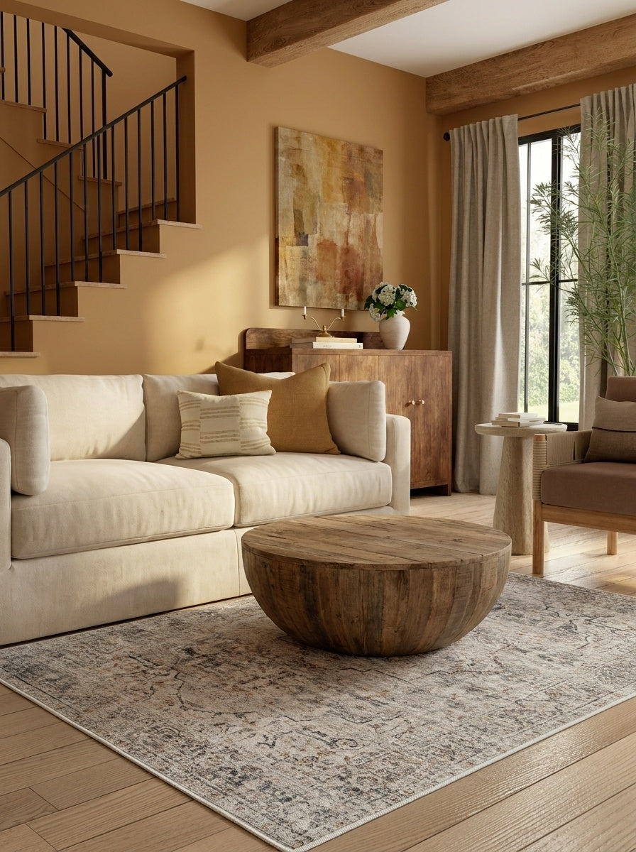 Skye - Ivory & Caramel Rug