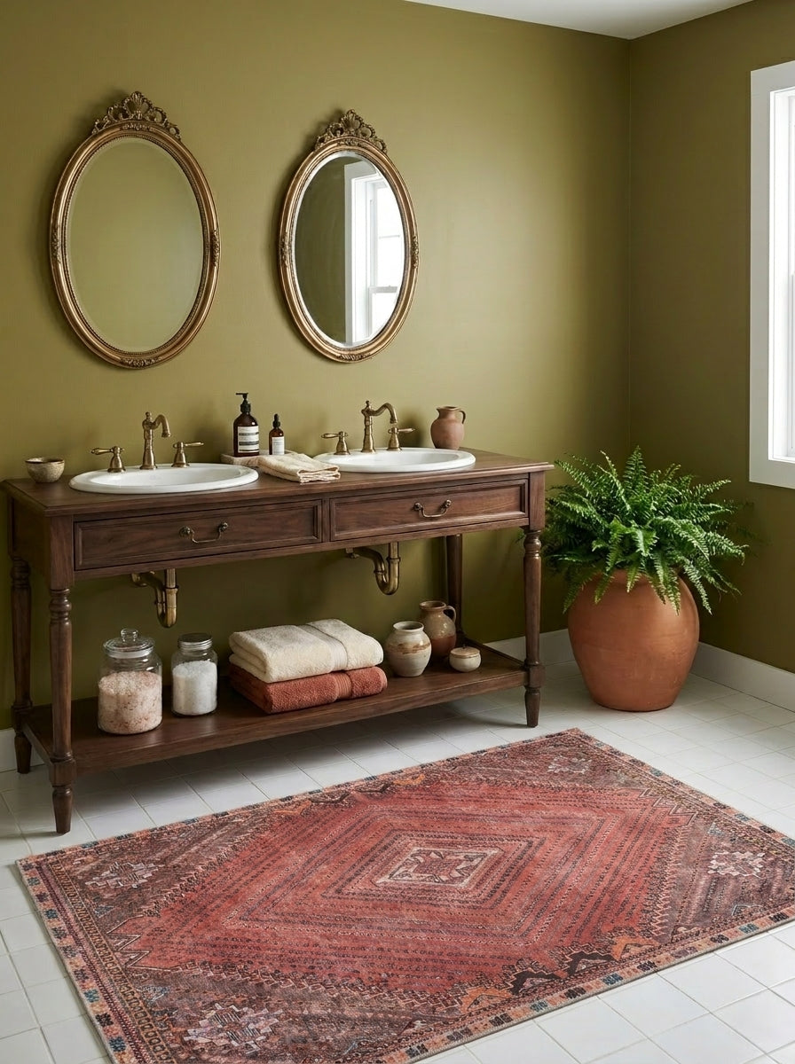 Atlas - Coral Multi Rug
