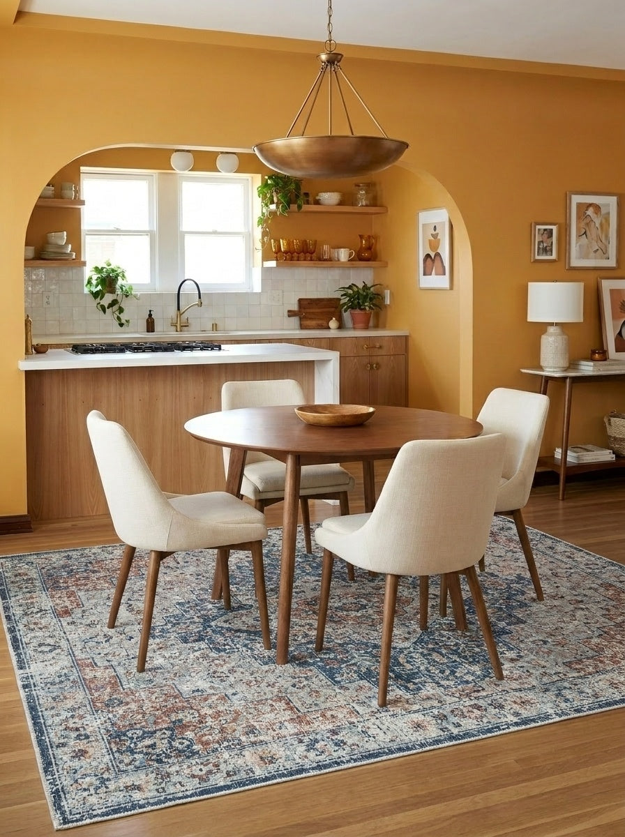 Cyprus - Teal & Terracotta Rug