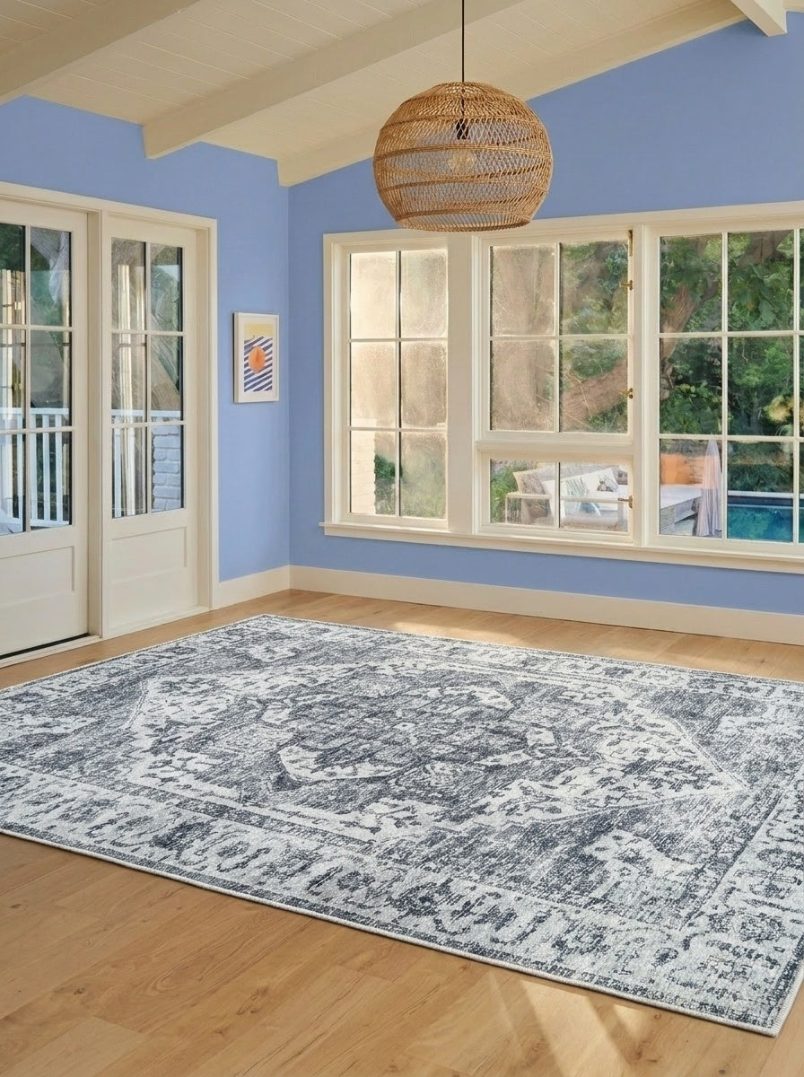 Margot - Charcoal & Ivory Rug