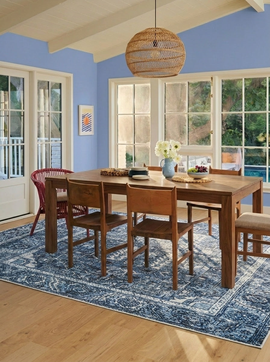 June - Denim Blue Rug