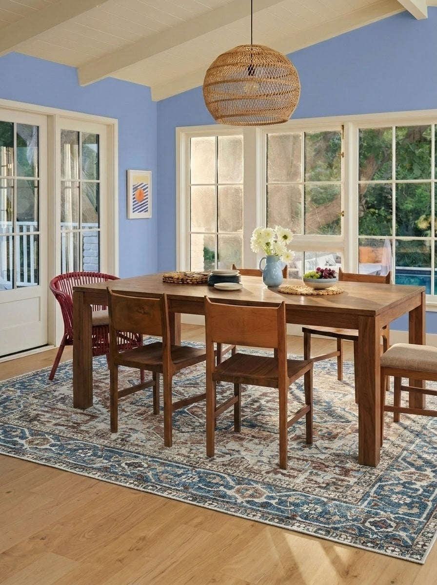 Vera - Terracotta & Teal Rug