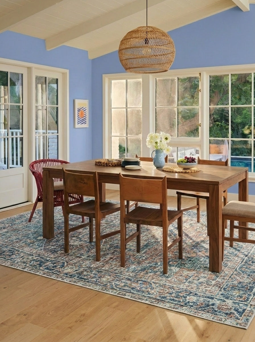 Vera - Teal & Tangerine Rug