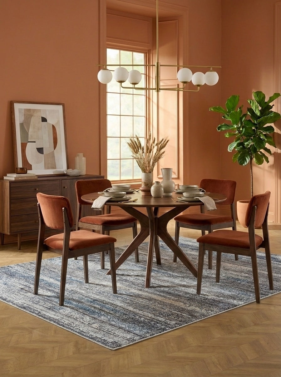 Quinn - Slate & Blush Rug