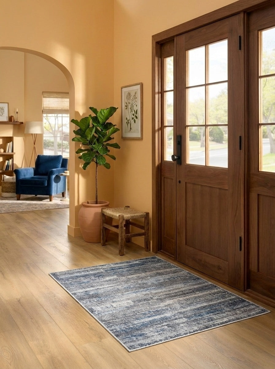 Quinn - Slate & Blush Rug