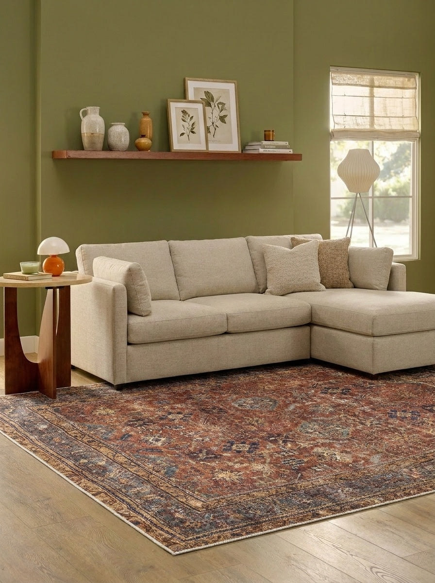 Marigold - Persimmon Multi Rug