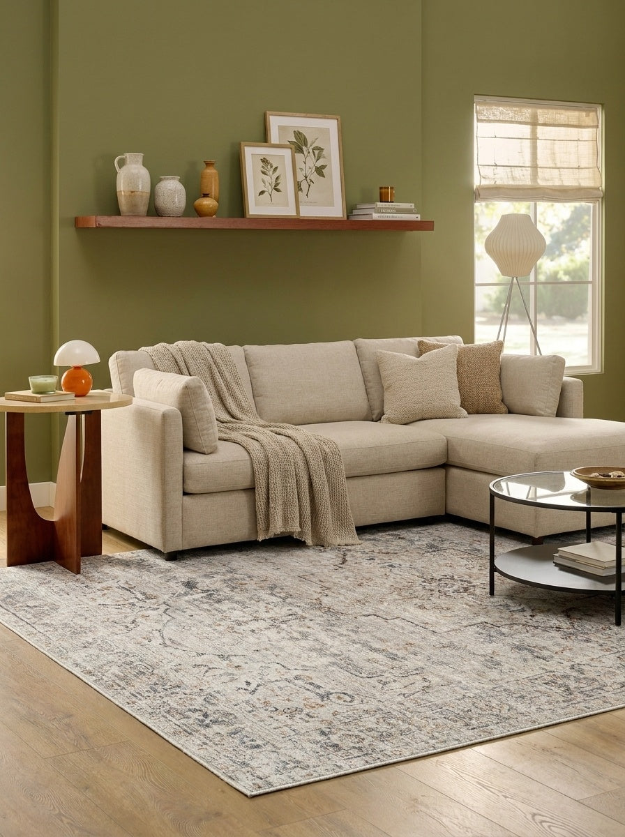 Skye - Ivory & Caramel Rug