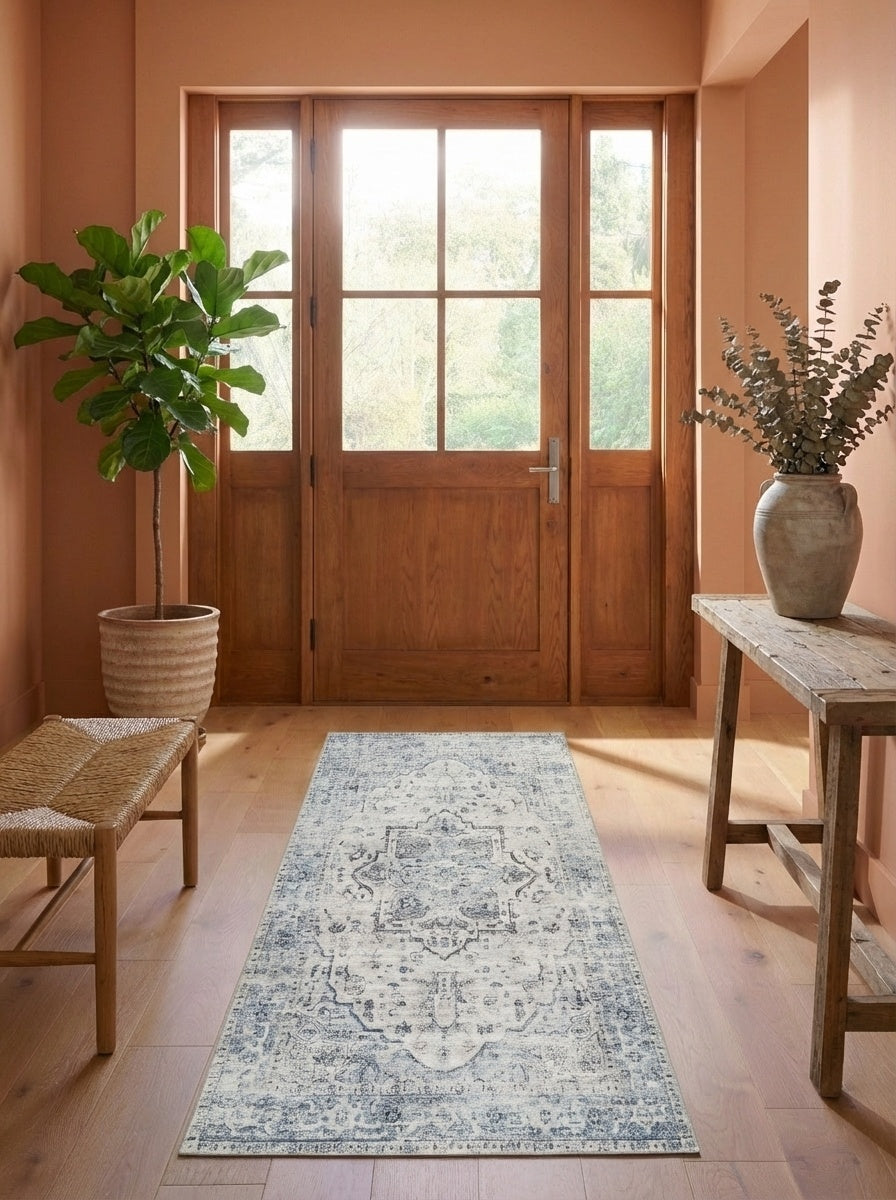 Skye - Soft Blue & Ivory Rug
