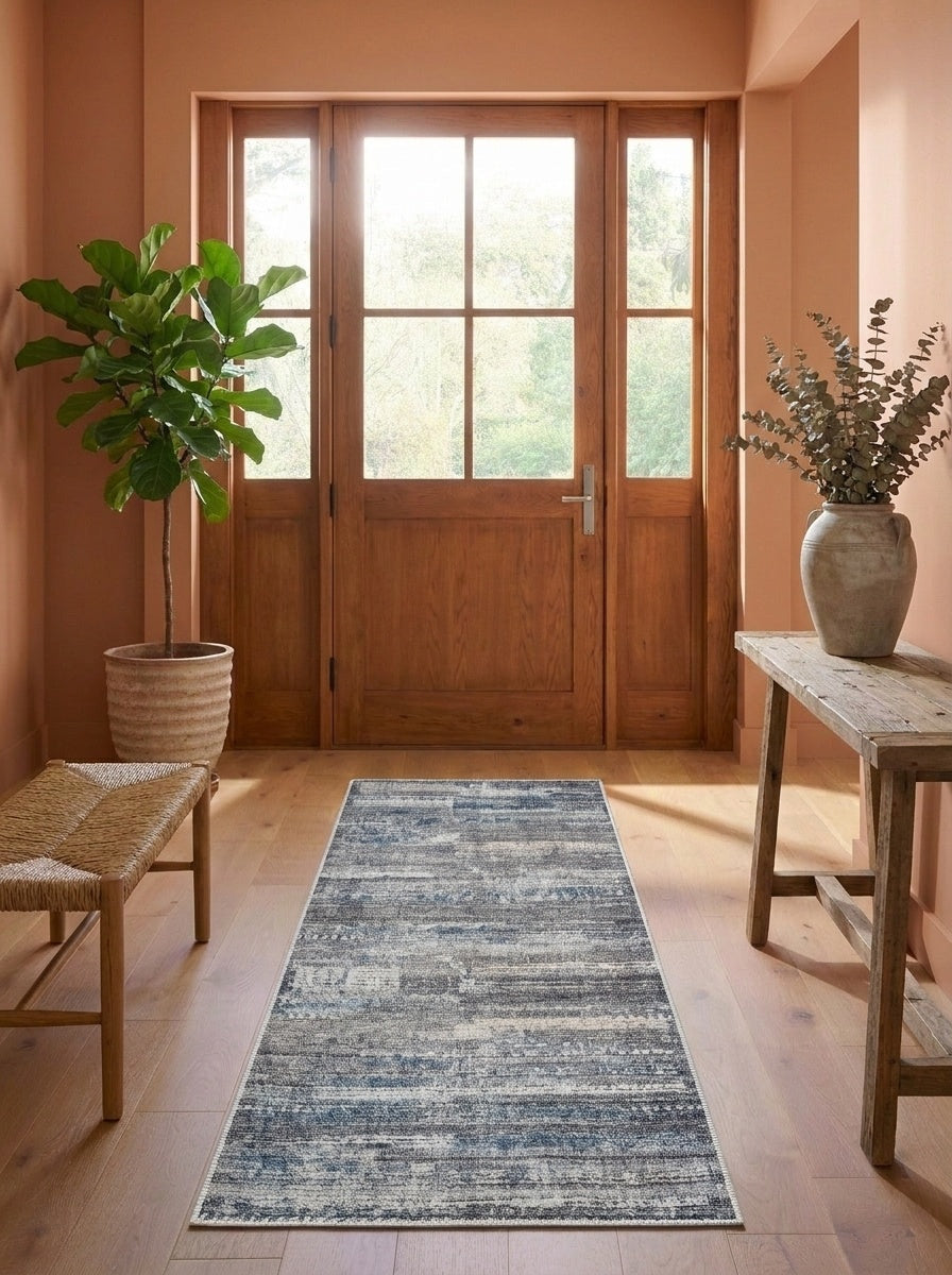 Quinn - Slate & Blush Rug