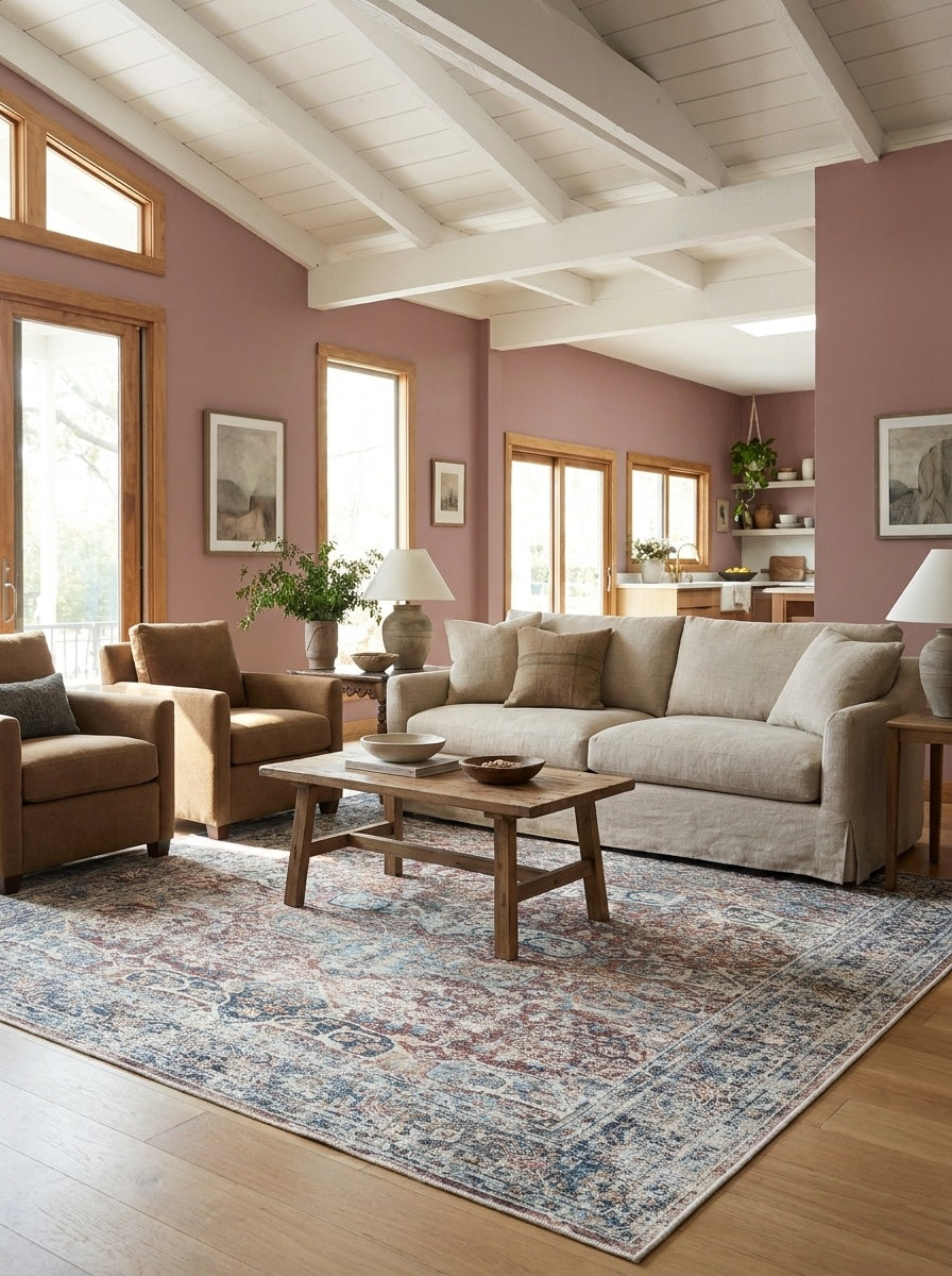 Sienna - Brick & Indigo Rug