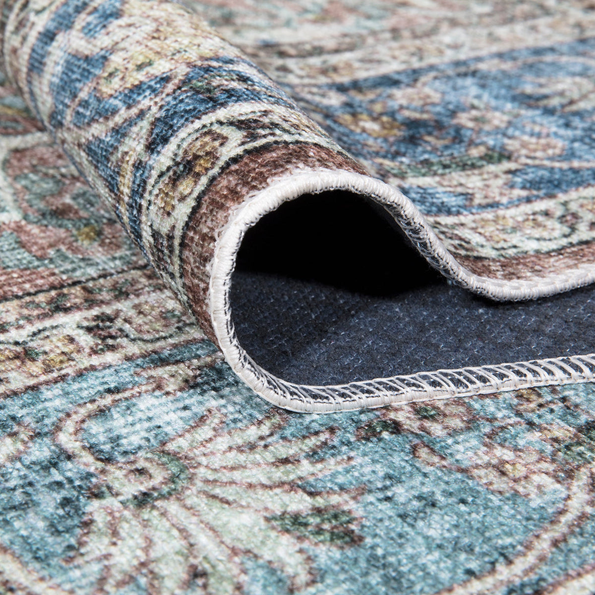 Caria CR-08 Traditional Washable Rug | Non-Slip