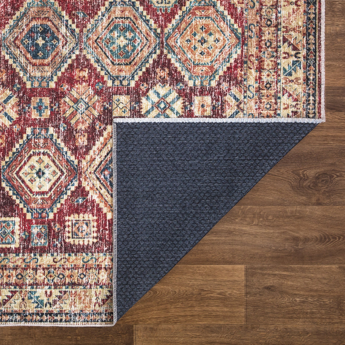 Caria CR-13 Traditional Washable Rug | Non-Slip
