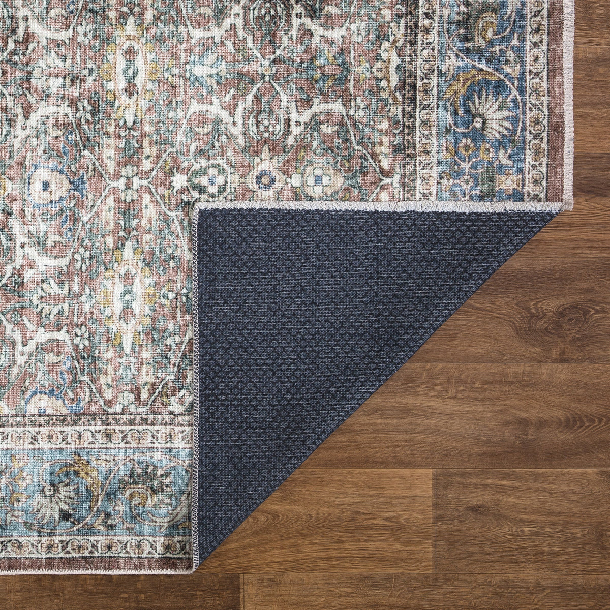 Caria CR-08 Traditional Washable Rug | Non-Slip