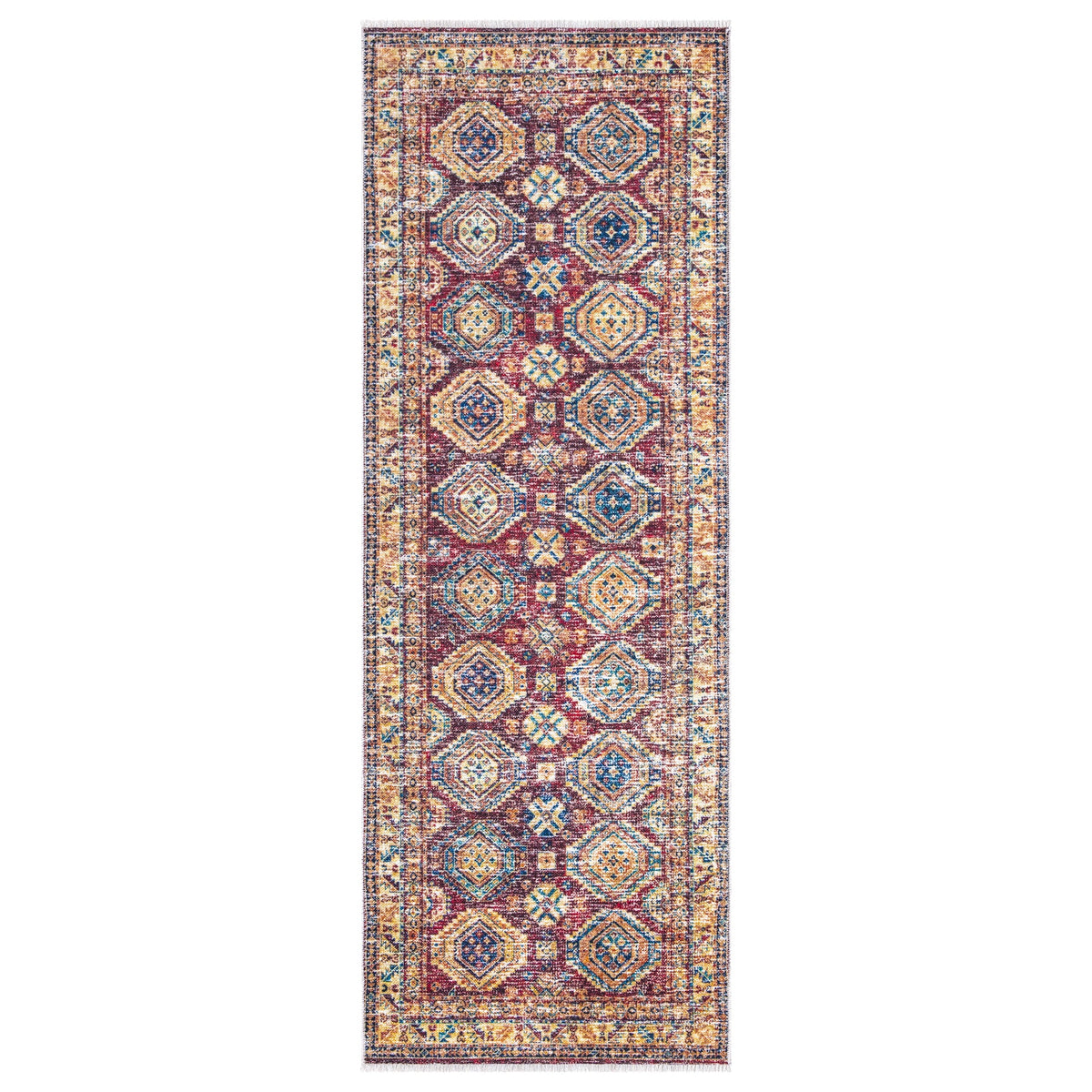 Caria CR-13 Traditional Washable Rug | Non-Slip