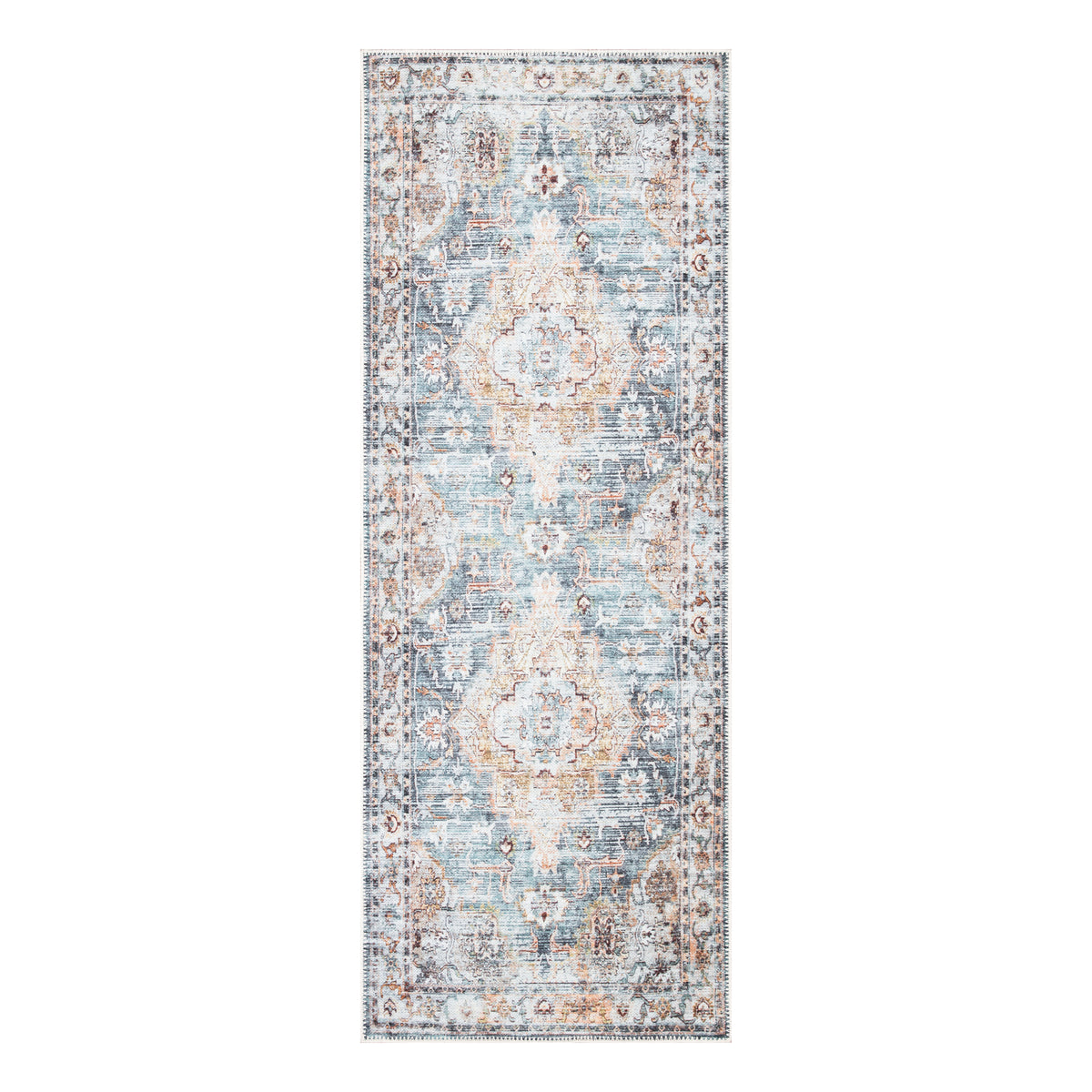 Ionia IO-37 Traditional Washable Rug | Non-Slip