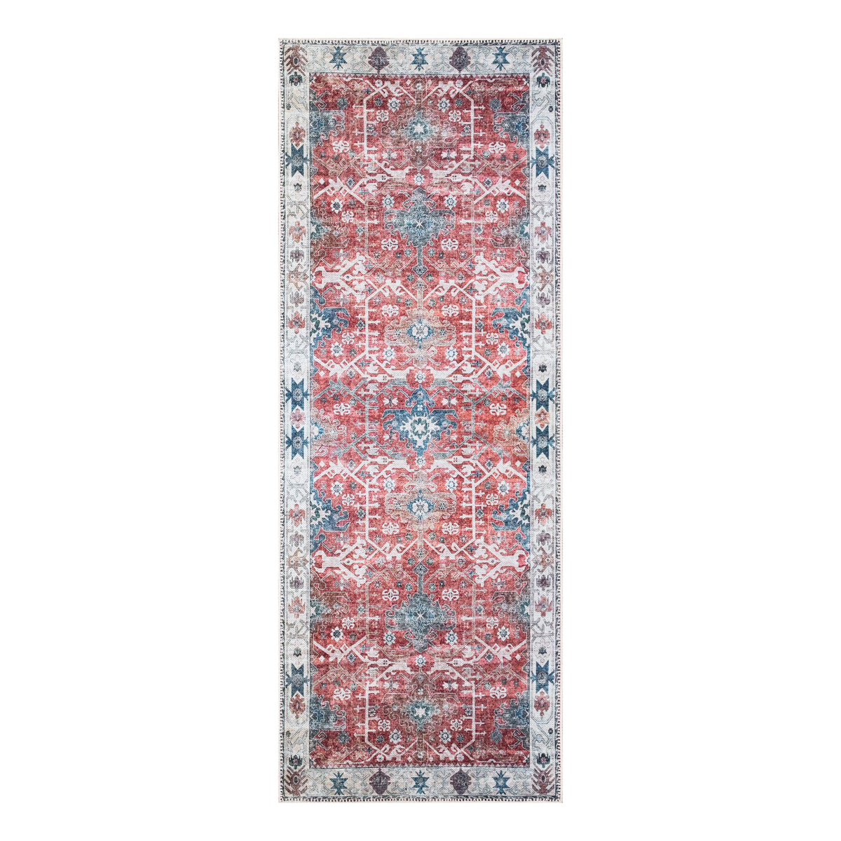 Ionia IO-30 Traditional Washable Rug | Non-Slip