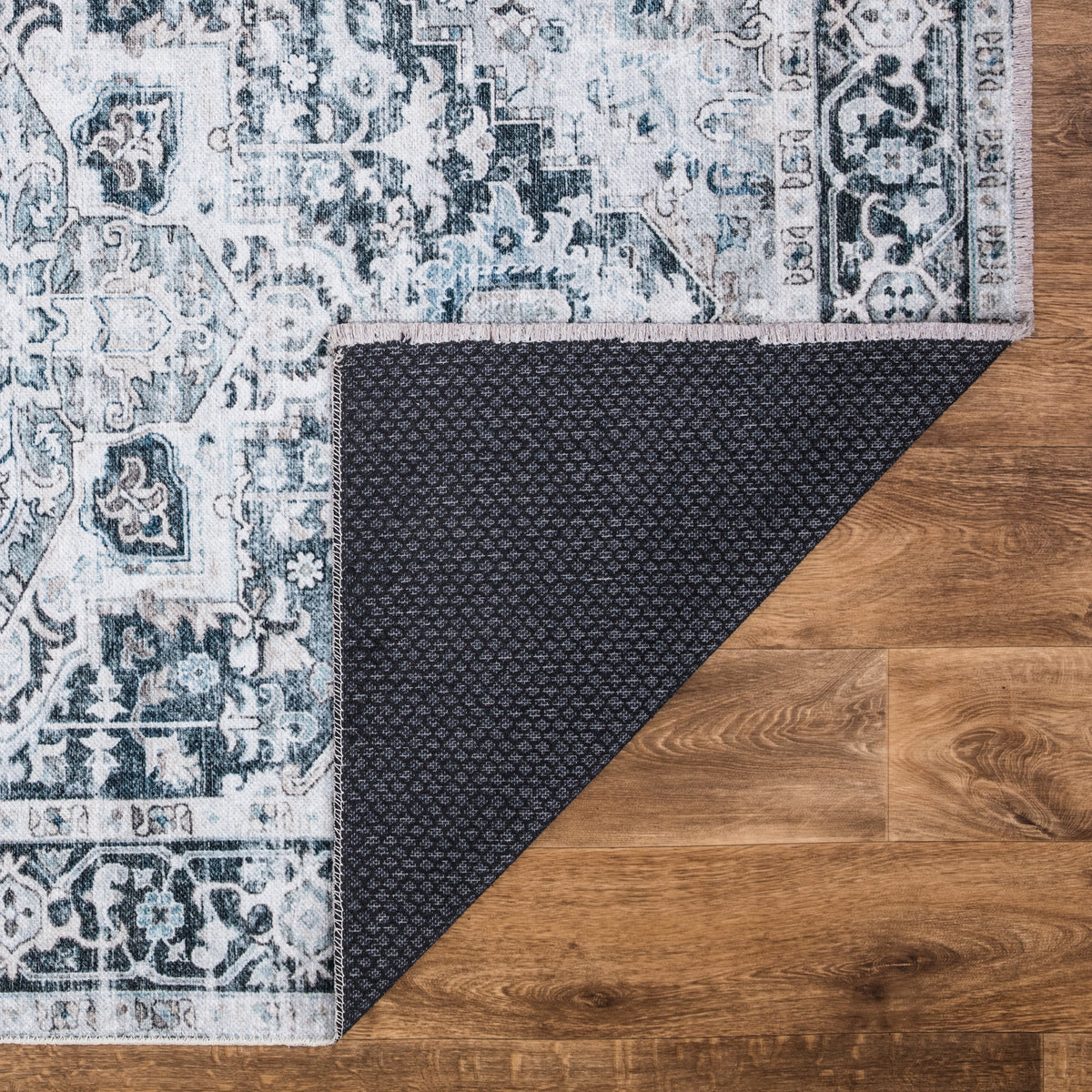 Caria CR-06 Traditional Persian Denim Blue Rug