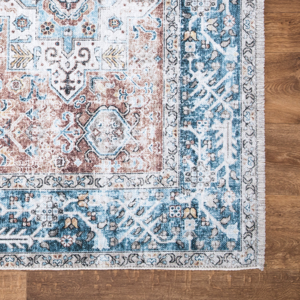 Caria CR-03 Traditional Persian Coral Rug