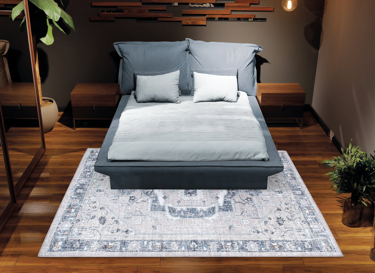 Ionia IO-42 Traditional Medallion Beige Rug