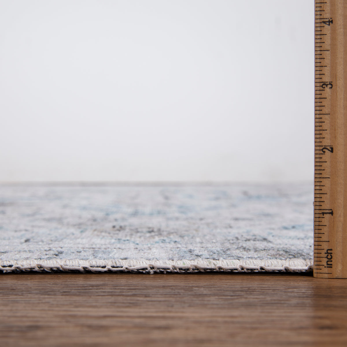 Caria CR-06 Traditional Persian Seashell / Teal Blue Rug