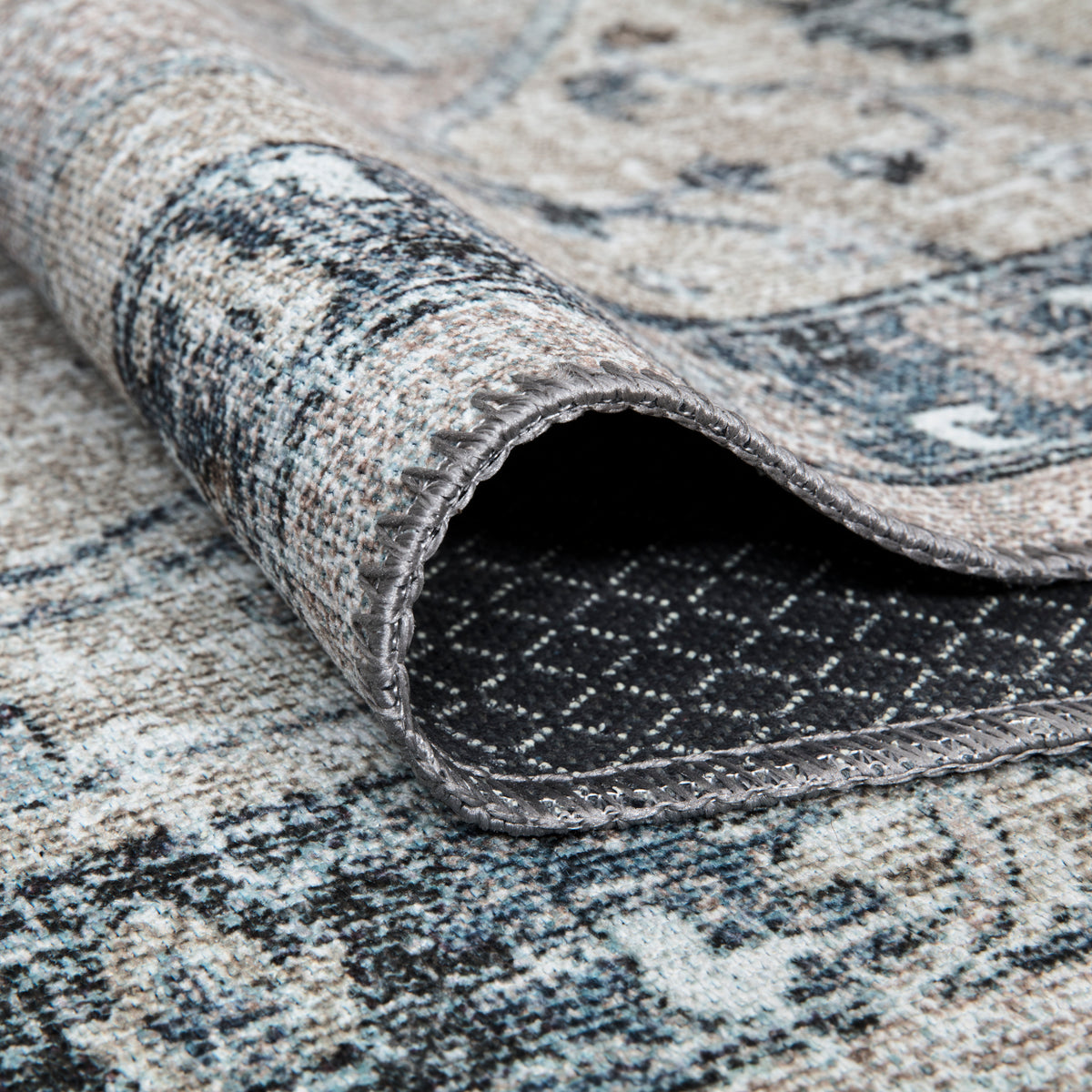 Ionia IO-42 Traditional Medallion Beige Rug