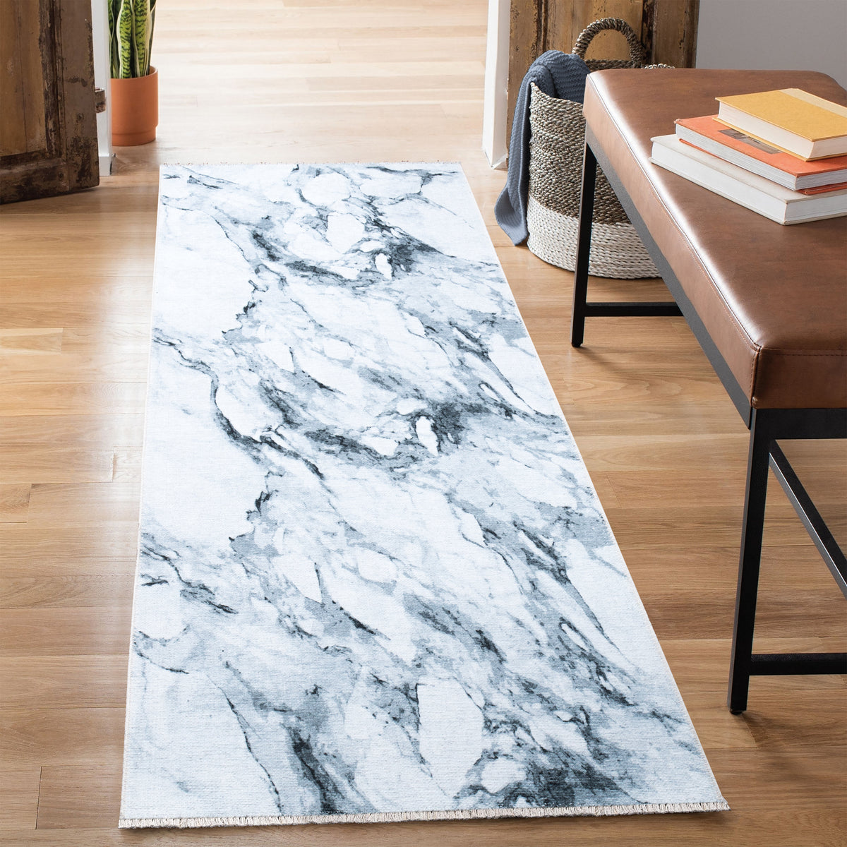 Caria CR-36 Modern Abstract Grey Rug