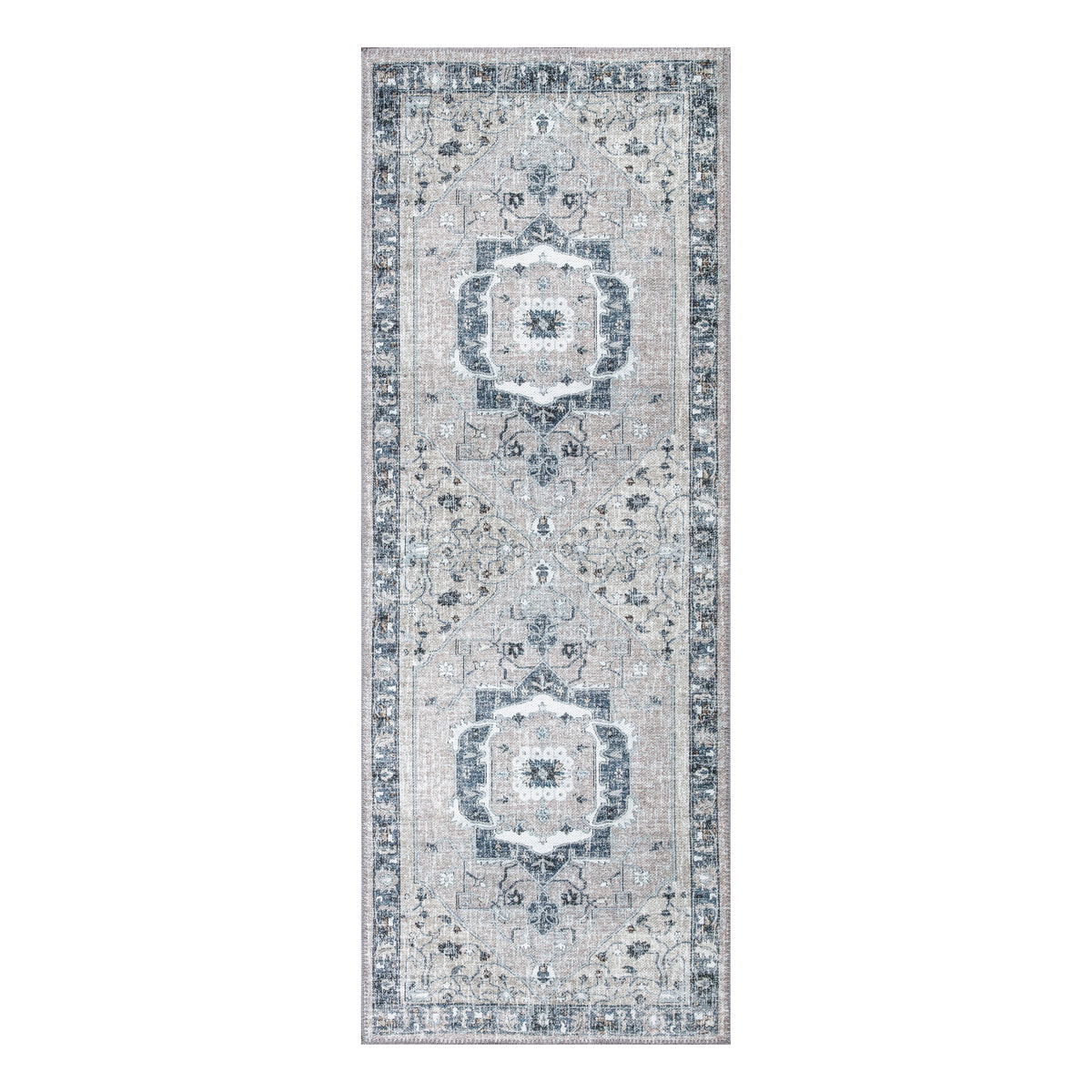 Ionia IO-42 Traditional Medallion Beige Rug
