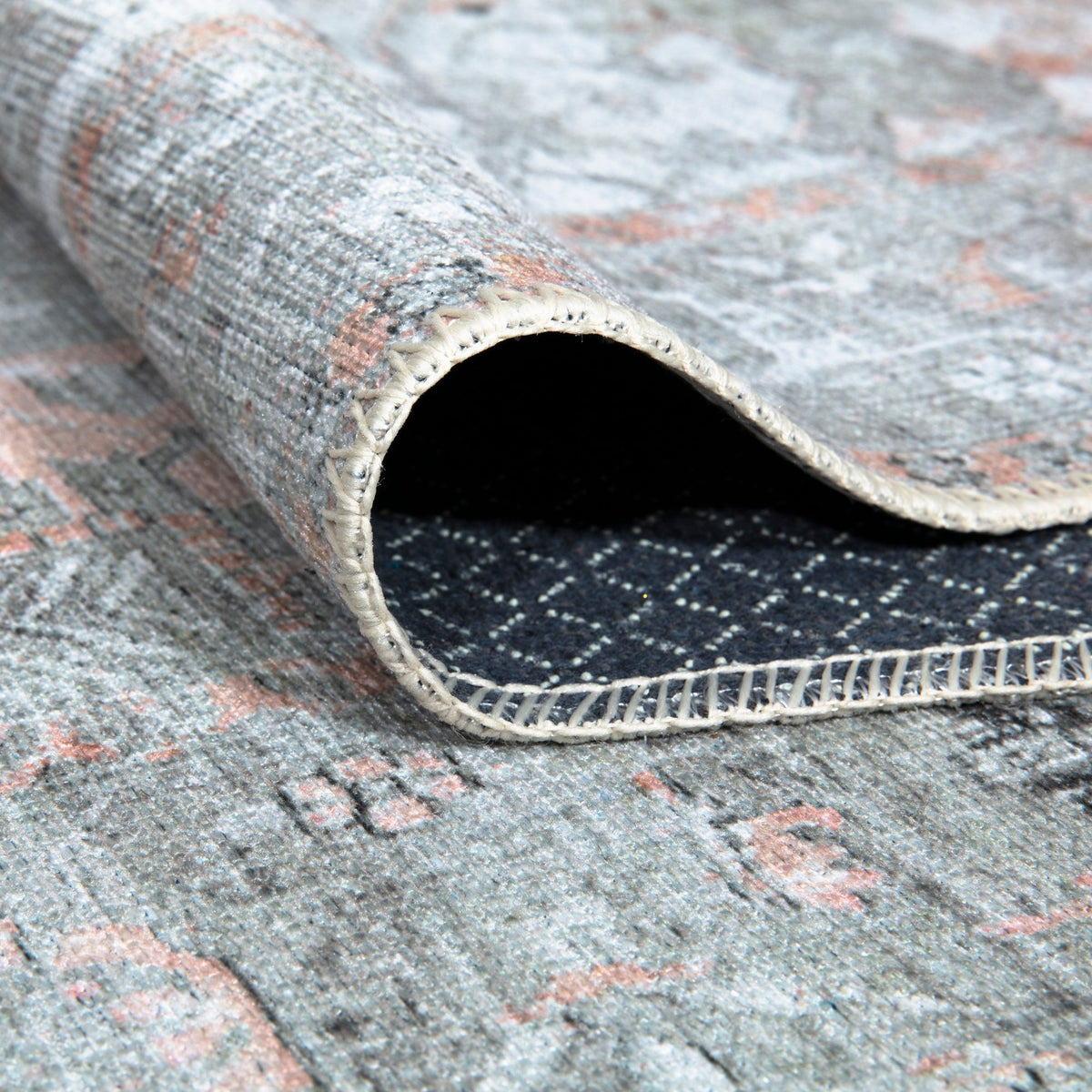 Ionia IO-22 Traditional Washable Rug | Non-Slip