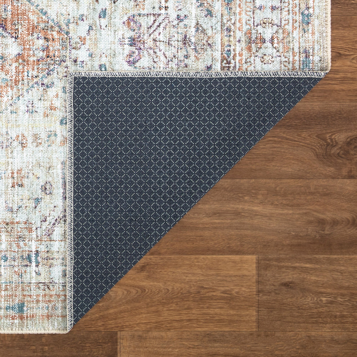 Ionia IO-17 Traditional Washable Rug | Non-Slip
