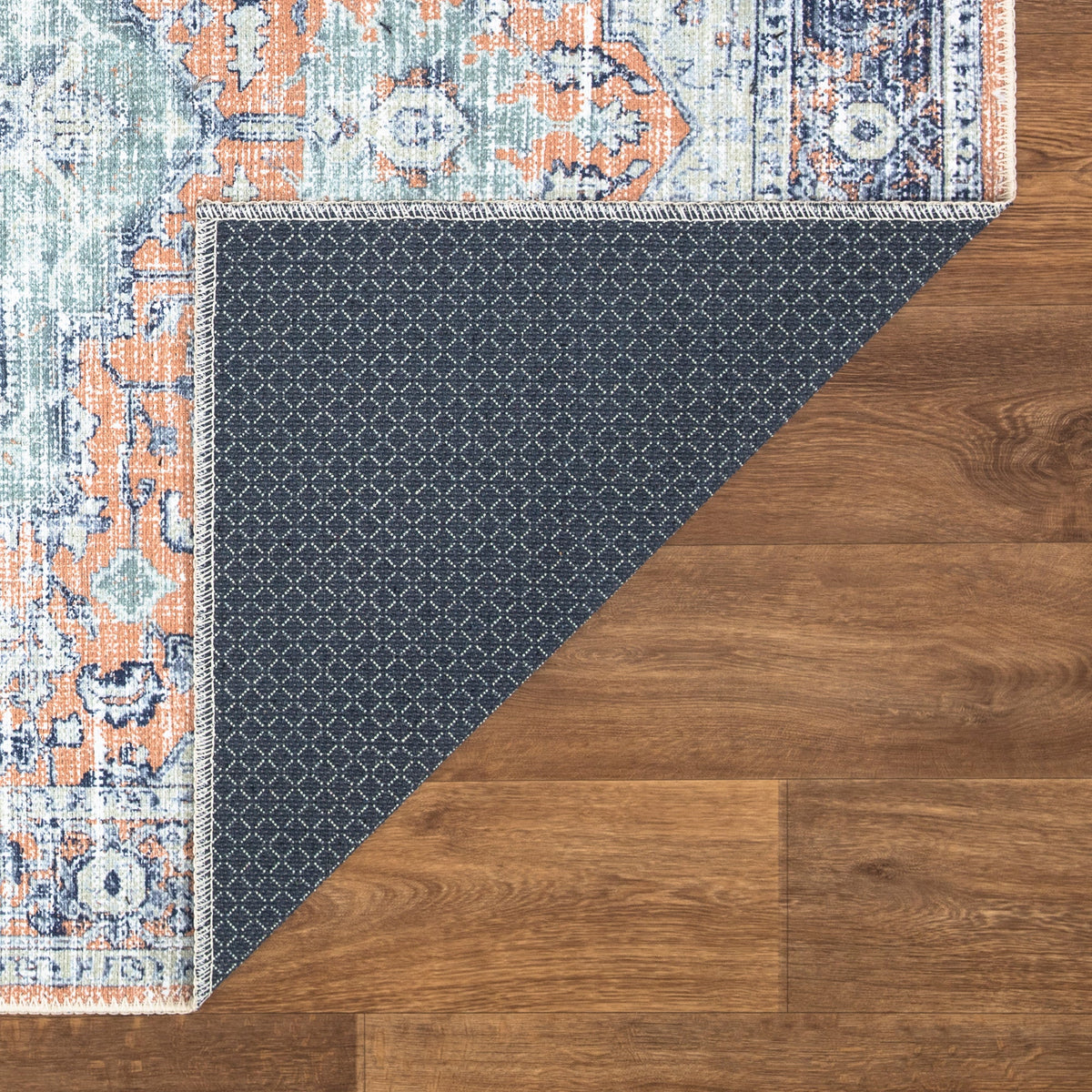 Ionia IO-12 Traditional Washable Rug | Non-Slip