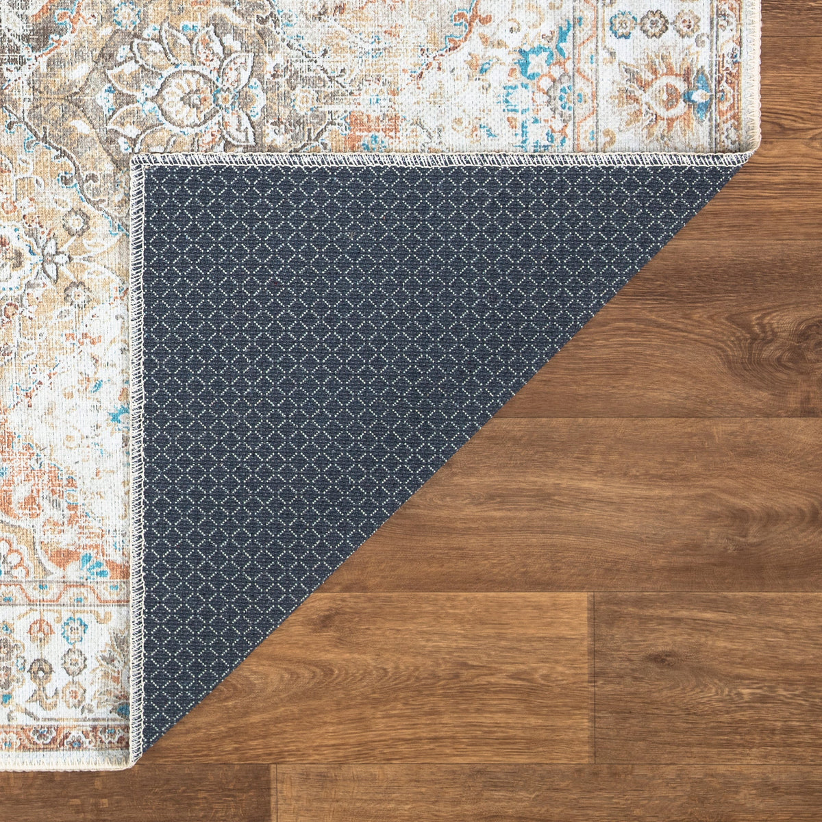 Ionia IO-13 Traditional Washable Rug | Non-Slip