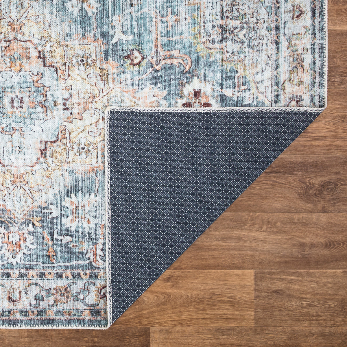 Ionia IO-37 Traditional Washable Rug | Non-Slip