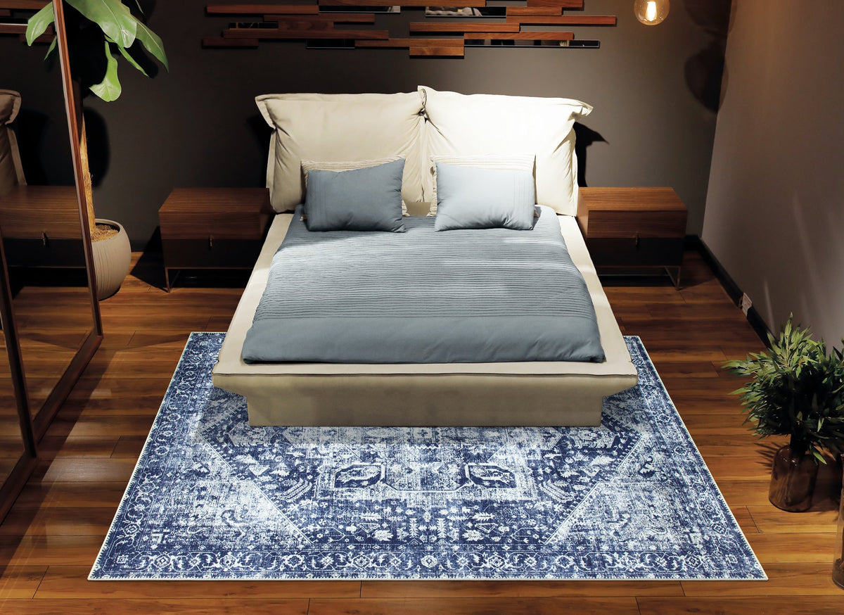 Ionia IO-23 Traditional Washable Rug | Non-Slip