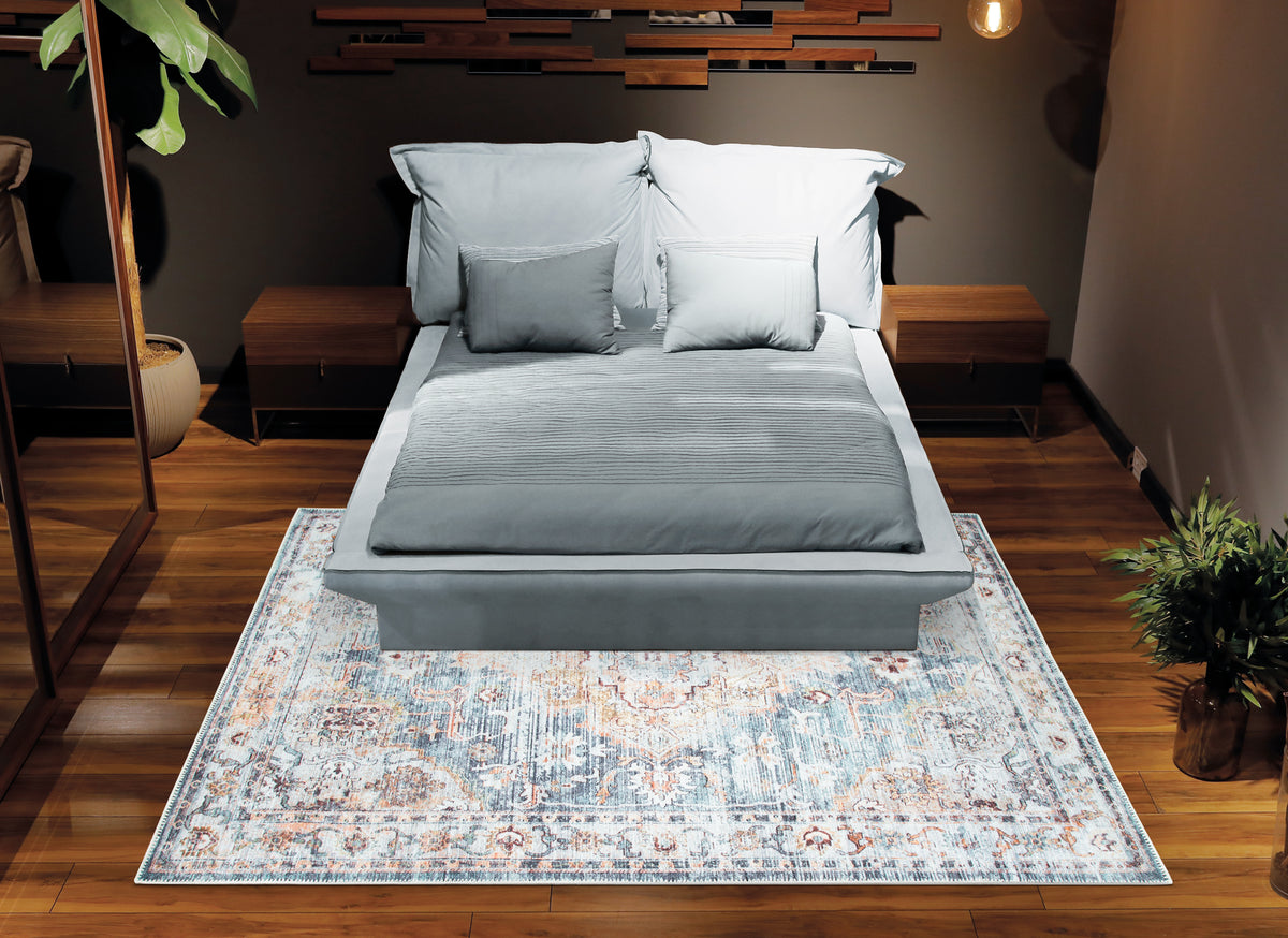Ionia IO-37 Traditional Washable Rug | Non-Slip
