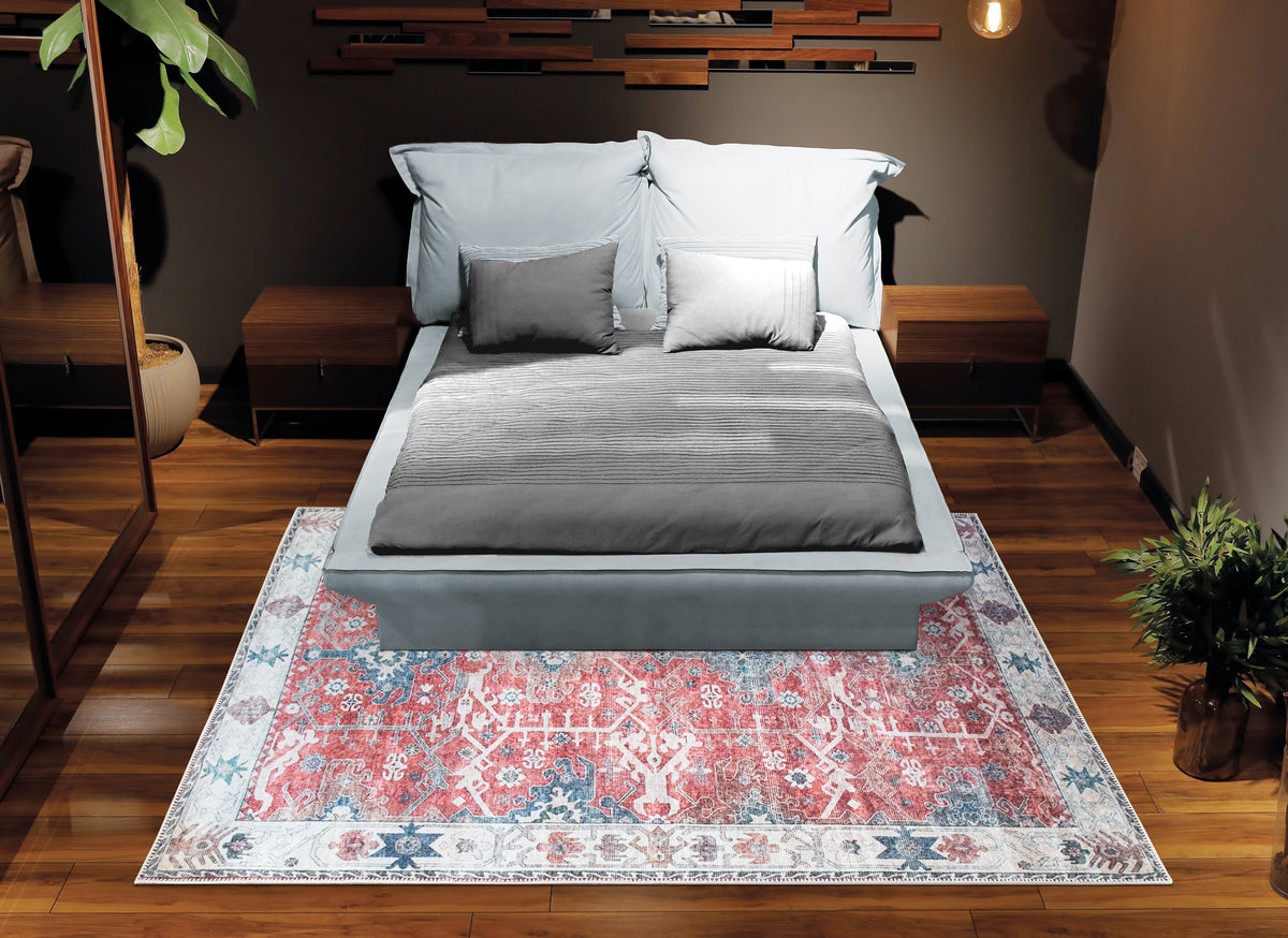 Ionia IO-30 Traditional Washable Rug | Non-Slip